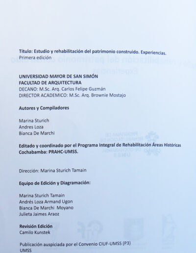 3 PRAHC LIBROS 2 Instituto de Investigaciones de Aquitectura y Ciencias del Hábitat